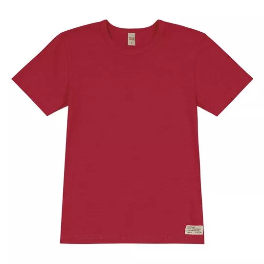 Camiseta Lisa- Vermelha- Trick Nick
