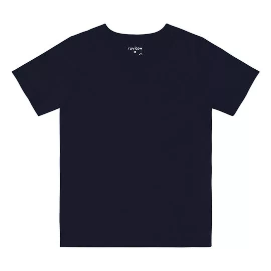 Camiseta Lisa- Azul Marinho- Rovitex