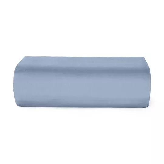Lençol Com Elástico Diamante Solteiro- Azul- 30x88x188cm- 150 Fios
