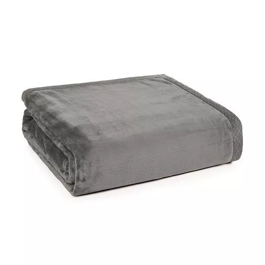 Cobertor Piemontesi Casal- Cinza Escuro- 180x220cm