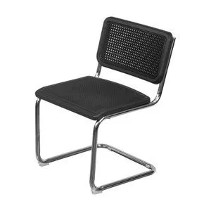 Cadeira Tramada<BR>- Preta<BR>- 81,5x47,5x54,5cm<BR>- Or Design