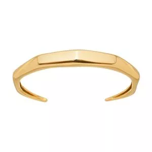 Bracelete Banhado A Ouro<BR>- Dourado<BR>- 18cm