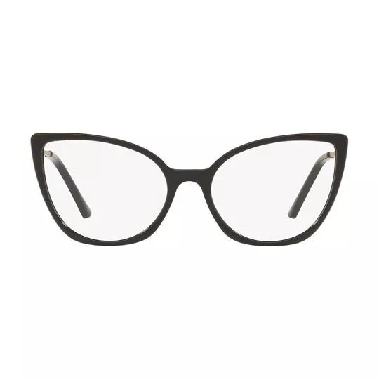 Armação Gatinho Para Óculos De Grau- Preta- Grazi Massafera