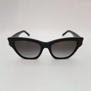 Óculos De Sol Gatinho<BR>- Preto<BR>- Salvatore Ferragamo