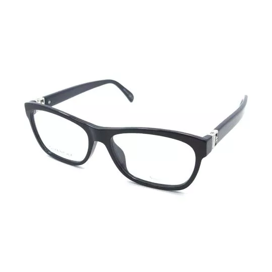 Armação Retangular Para Óculos De Grau- Azul Marinho- Givenchy