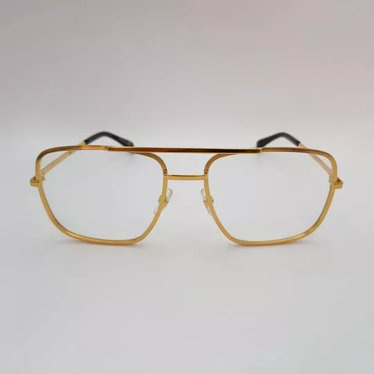 Armação Aviador Para Óculos De Grau- Dourada- Givenchy