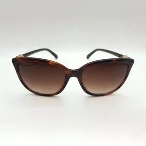Óculos De Sol Gatinho<BR>- Marrom Escuro & Marrom<BR>- Swarovski