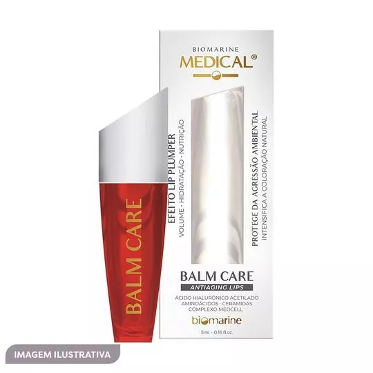 Balm Hidratante Labial Medical- Vermelho- 5ml- Biomarine