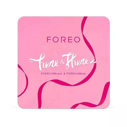 Kit Aparelho De Limpeza Facial Luna- Rosa- 2Pçs- Foreo