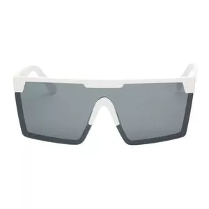Óculos De Sol Máscara<BR>- Branco & Preto<BR>- Triton Eyewear