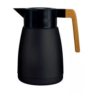 Garrafa Térmica Coffeeshop<BR>- Preta & Marrom<BR>- 1L<BR>- Full Fit