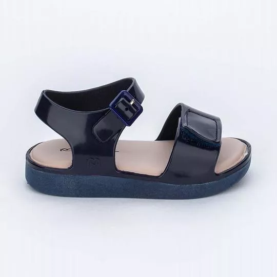 Sandália Com Tira- Azul Marinho
