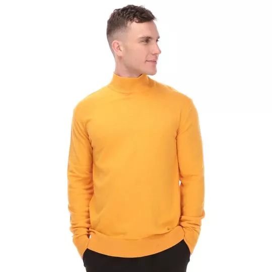 Suéter Em Tricô - Amarelo - Reserva