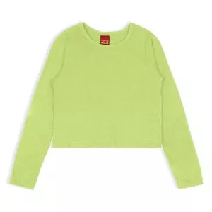 Cropped Liso<BR>- Verde<BR>- Kyly