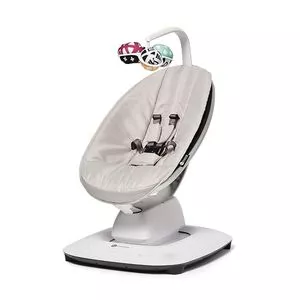 Cadeira De Balanço MamaRoo® Para Bebês 5.0 Multi-Motion<br /> - Cinza Claro & Branca<br /> - 11,3Kg<br /> - 4Moms