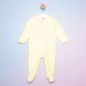 Pijama Liso<BR> - Amarelo Claro<BR> - Tip Top