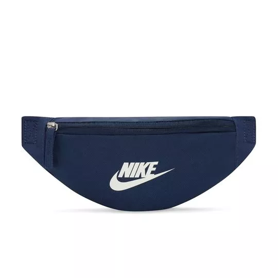 Pochete Nike Heritage Waistpack - Azul Marinho & Branca - Nike
