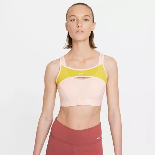 Top Nike®- Rosa Claro & Amarelo