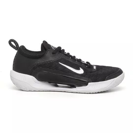 Tênis M Nike Zoom Court Nxt Hc- Preto & Branco
