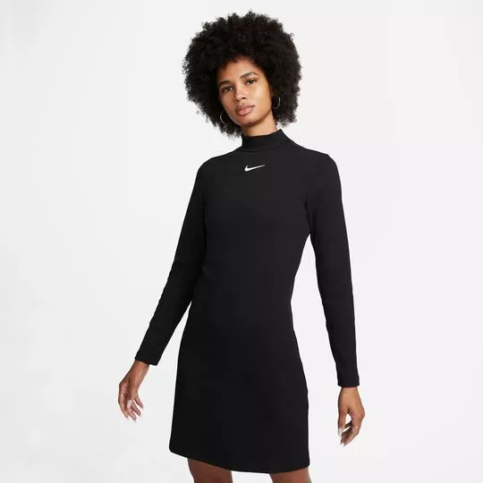 Vestido Curto Nike®- Preto