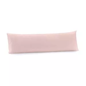 Fronha Body Pillow Lux<BR>- Rosa Claro<BR>- 130x40cm<BR>- 200 Fios
