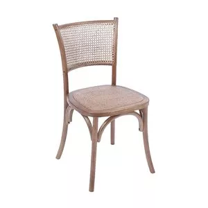 Cadeira Zimba<BR>- Madeira Escura<BR>- 87x45x47cm<BR>- Or Design