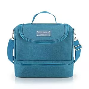 Bolsa Térmica Jacki Design®<BR>- Azul Turquesa<BR>- 20x20x14cm