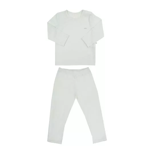 Pijama Básico- Branco