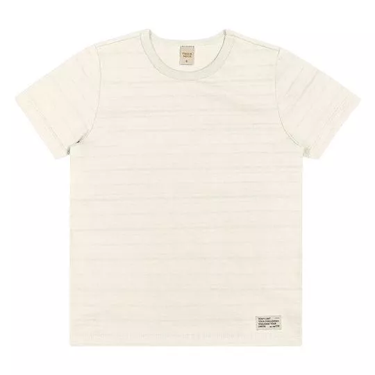Camiseta Listrada- Off White- Trick Nick