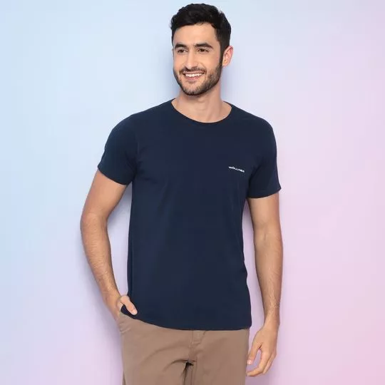 Camiseta Wollner®- Azul Marinho