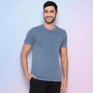 Camiseta Wollner®<BR>- Azul Marinho
