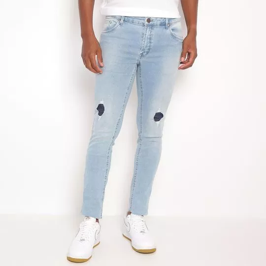 Calça Jeans Skinny- Azul Claro
