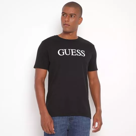 Camiseta Guess®- Preta & Amarela