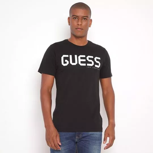 Camiseta Guess®- Preta & Branca