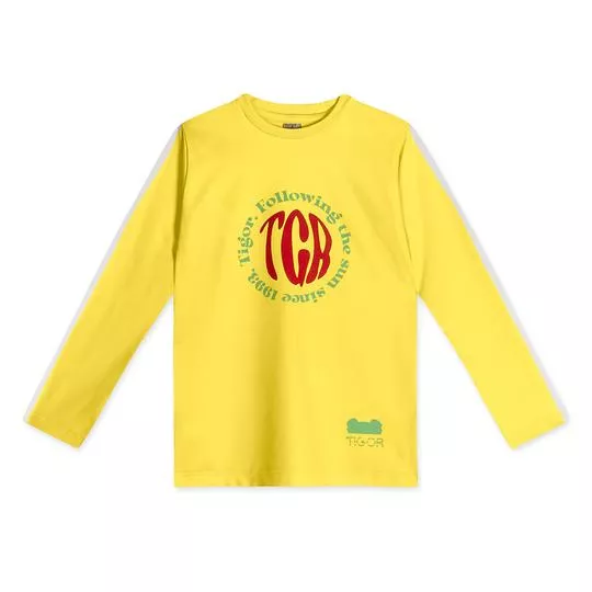 Camiseta Tigor®- Amarela & Vermelha