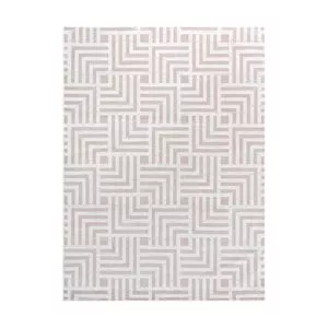 Tapete Antuérpia<BR>- Off White & Bege Claro<BR>- 200x150cm<BR>- Niazitex