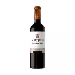 Vinho Marques De Casa Concha Tinto<BR>- Carmenere<BR>- Chile, Puento Alto - Vale do Maipo<BR>- 750ml<BR>- Concha Y Toro