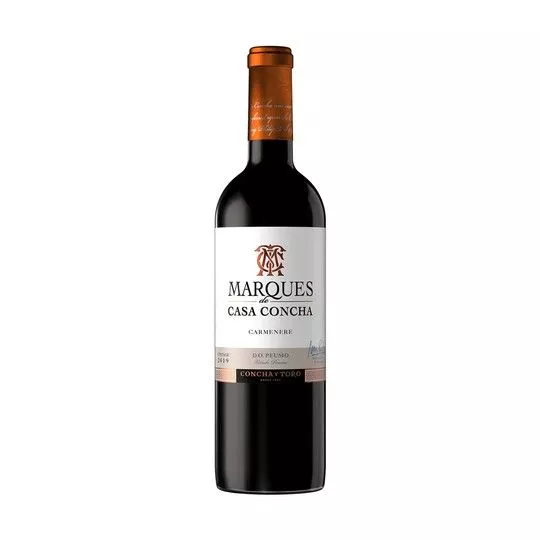Vinho Marques De Casa Concha Tinto- Carmenere- Chile, Puento Alto - Vale do Maipo- 750ml- Concha Y Toro
