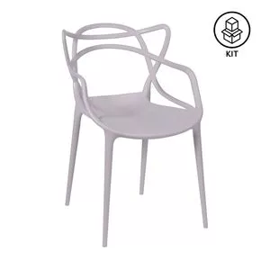 Jogo De Cadeiras Solna<BR>- Fendi<BR>- 4Pçs<BR>- Or Design