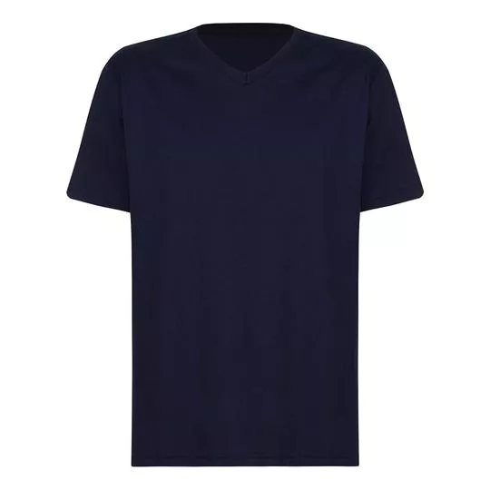 Camiseta Básica- Azul Marinho