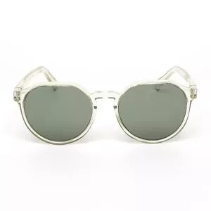 Óculos De Sol Arredondado<BR>- Verde Claro & Verde Escuro