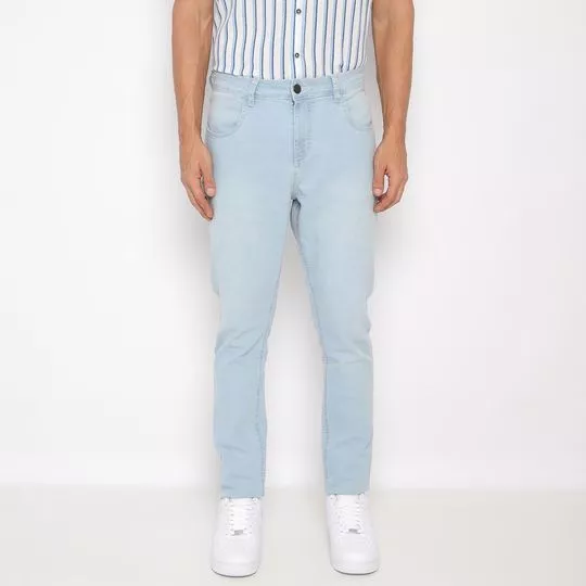 Calça Jeans Skinny- Azul Claro