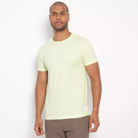 Camiseta Lisa- Verde Claro