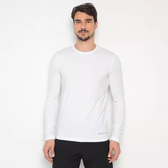 Camiseta Térmica- Branca & Preta