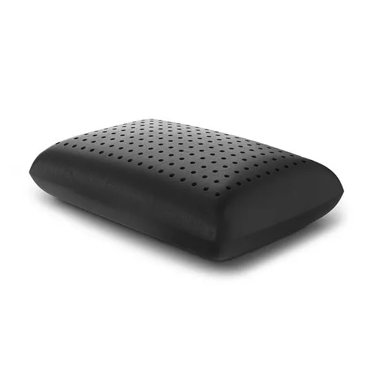Travesseiro Zen Sleep Carbon Active Max- Preto- 15x60x40cm- 230 Fios