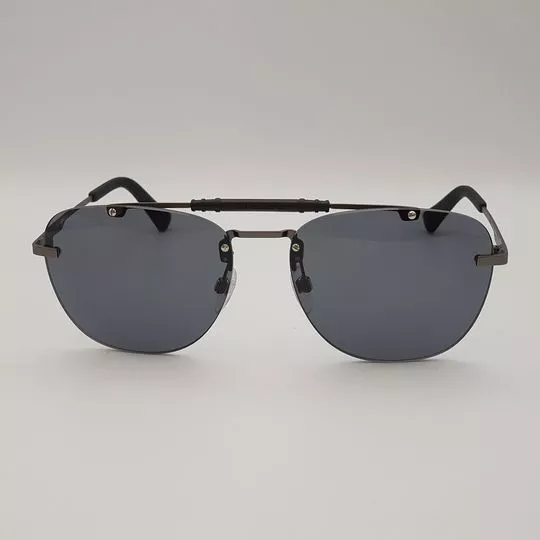 Óculos De Sol Aviador- Preto & Chumbo- DIESEL