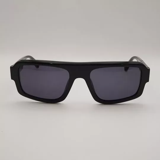 Óculos De Sol Retangular- Preto- DIESEL