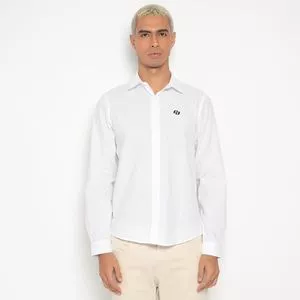 Camisa Lisa<BR>- Off White