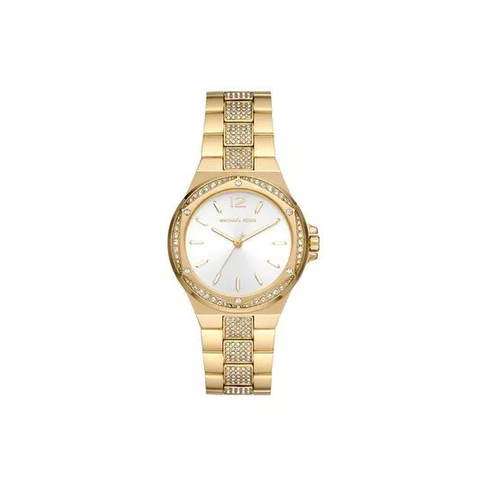 Relógio Analógico MK7361-1DN- Dourado & Branco- Michael Kors