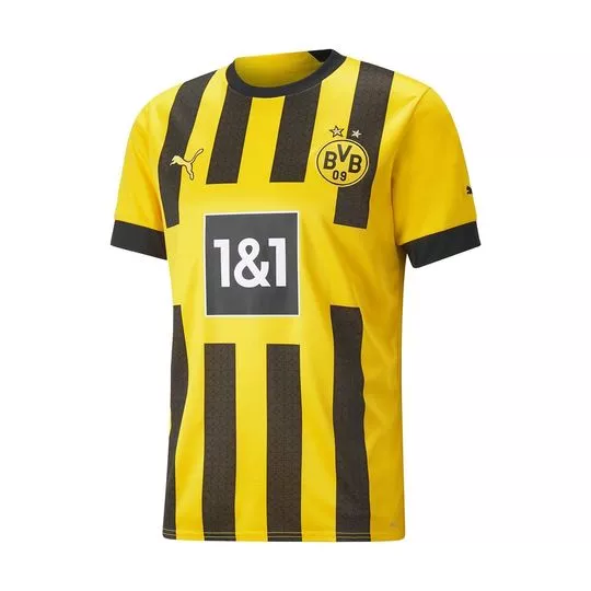 Camiseta Borussia Dortmund® - Amarela & Preta - Puma
